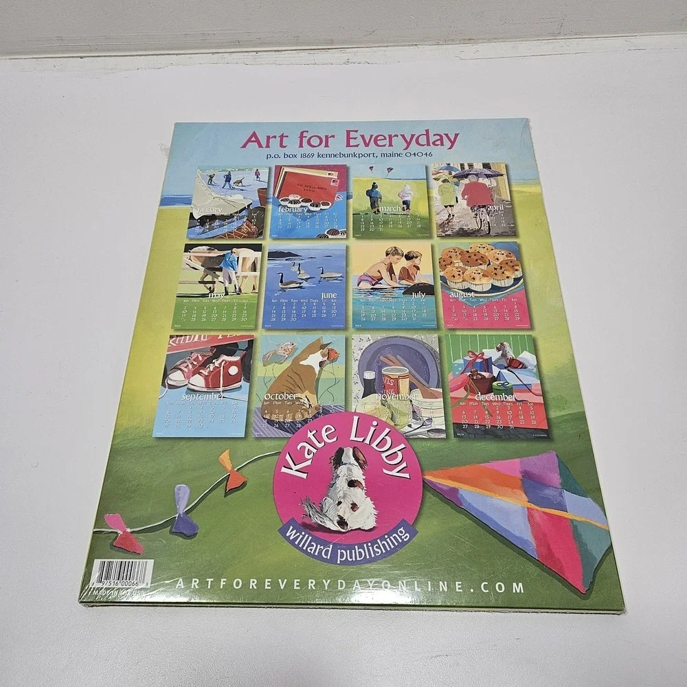 New Sealed‎ Kate Libby Calendar for 2015 Art for Everyday 11 x14 Poster